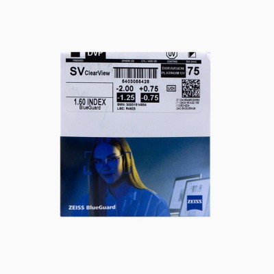 Zeiss Monof. ClearView BlueGard 1.6 DVP UV stock