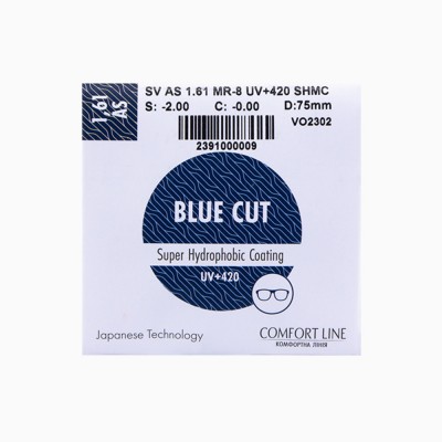 Comfort Line Blue Cut 1.61 AS