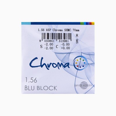 Divel 1.56 AS Chroma Blue Blocker Silken