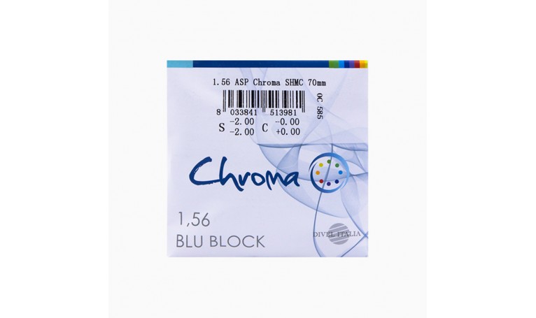 Divel 1.56 AS Chroma Blue Blocker Silken
