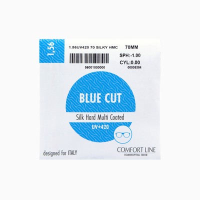 Comfort Line Blue Cut 1,56