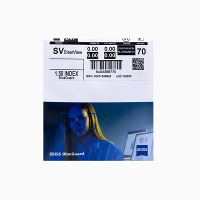 Zeiss Monof. ClearView BlueGard 1.5 DVP UV stock