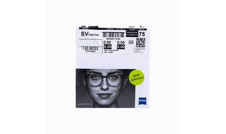 Zeiss Monof. ClearView 1.6 stock DVP UV