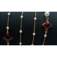 Цепочка 2525 красный