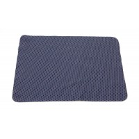 Салфетка микрофибра силикон темная (синяя)