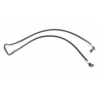 Шнурок замшевый тонкий 2,5 мм черный