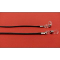 Шнурок тканинний з силіконовим покриттям (коричневий)