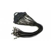 Шнурки замшевые черные