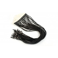 Шнурок-резинка чорна