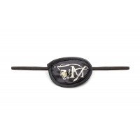 Повязка на глаз №4 ПИРАТ (черная с резинкой)