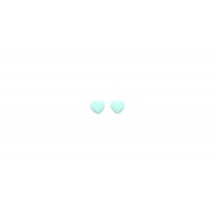 Стоппер силиконовый сердце (зеленый)