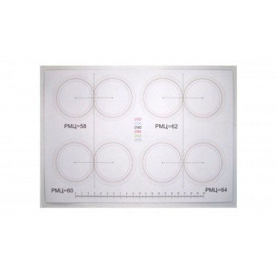 Таблица для измерения РМЦ (ламинированная)