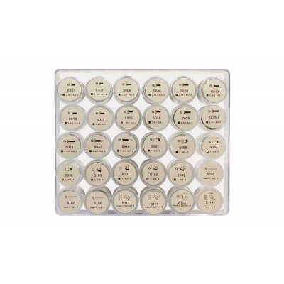 Набор винтов, гаек, клипс, втулок (в квадратной коробке) на 30 круглых контейнеров №1