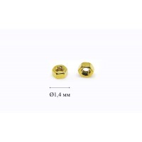 Гайка на безоправную оправу (желтая)