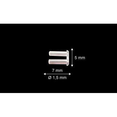 Клипса пластиковая 1,8