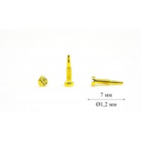 Винт направляющий для флексы Ø 1,2 длина 7,0мм (желтый) (Оптика)