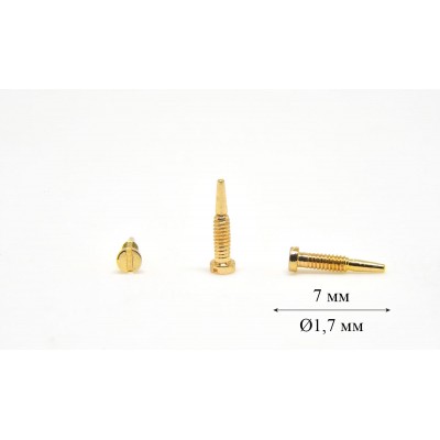 Винт направляющий для флексы Ø1,6 длина 7,0 мм (желтый)