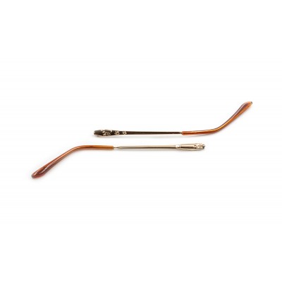 Заушник на металлическую оправу с флексом детский желтый