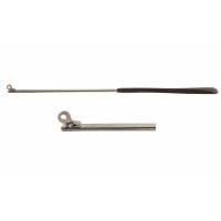 Заушник на металлическую оправу серый, без флексы