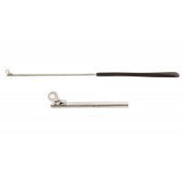 Завушник металевий без флексу, білий.