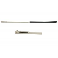 Заушник для металлической оправы белый, полускрытый флекс (средний) Заушник для металлической оправы белый, полускрытый флекс (средний)