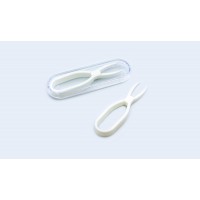 Пинцет для контактной линзы белый (ножницы) Пинцет для контактной линзы белый (ножницы)