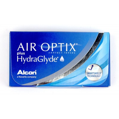 Линза контактная мягкая  "Air Optix plus HydraGlyde" 3 шт.