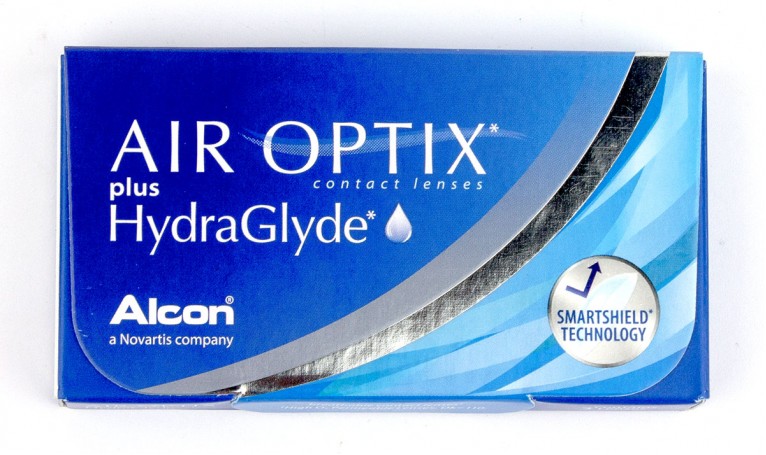 Линза контактная мягкая  "Air Optix plus HydraGlyde" 3 шт.
