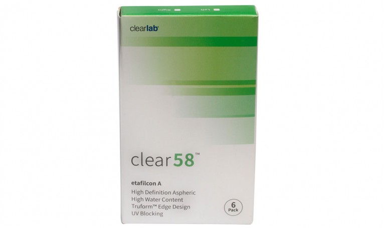 Линза Контактная Clear 58