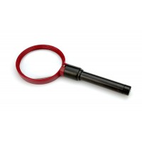 Лупа пластикова MG82010 з підсвічуванням