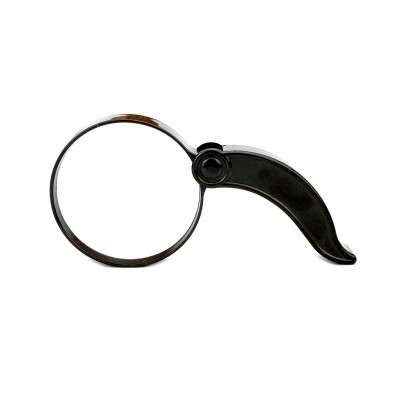 Лупа пластикова зі складною ручкою Ø 75 (лінза скло)