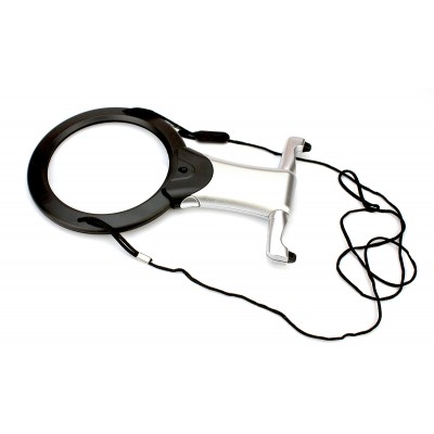 Лупа пластикова 11B-1 з підсвічуванням