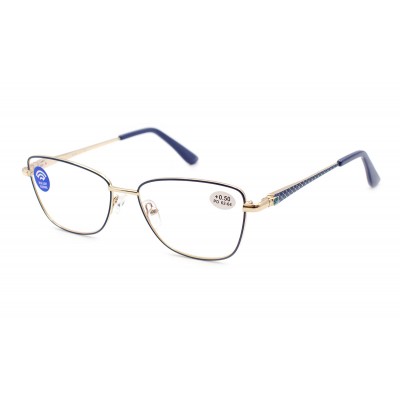 Окуляри Sense 23300-C2 Blue blocker в металевій оправі