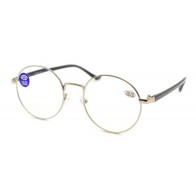 Окуляри Verse 23100-C2 Blue blocker в металевій оправі