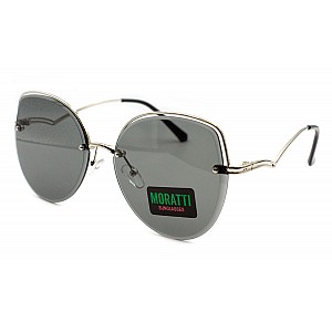 Солнцезащитные очки Moratti 1290-C1 для женщин, металлическая безободковая оправа
