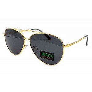 Солнцезащитные очки Moratti 77008-c4 мужские, металл, поляризационные