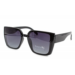 Солнцезащитные очки Polarized женские полуободковые пластиковые