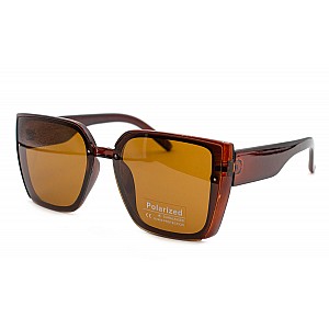 Женские солнцезащитные очки Polarized 03009-C2 в стильной полуободковой оправе