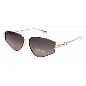 Женские солнцезащитные очки Polarized PZ08803-C3 в металлической оправе