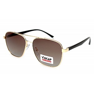 Солнцезащитные очки Viscap 9230-C2 мужские, металлические, поляризационные