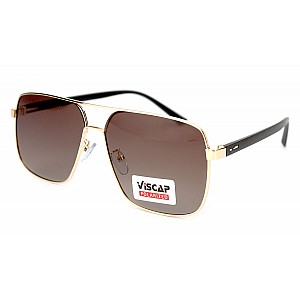 Солнцезащитные очки Viscap 9238-C2 мужские, металлические, поляризационные