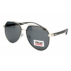 Солнцезащитные очки Viscap 9242-C4 для мужчин, металлическая оправа, поляризационные линзы