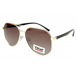 Мужские поляризационные очки Viscap 9246-C2 в металлической оправе