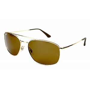 Солнцезащитные очки Ray-Ban RB3654-001-74 Металлические Поляризационные