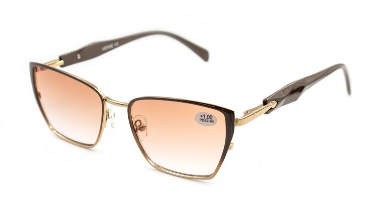 Очки Verse 25013-C2 тонированные в металлической оправе