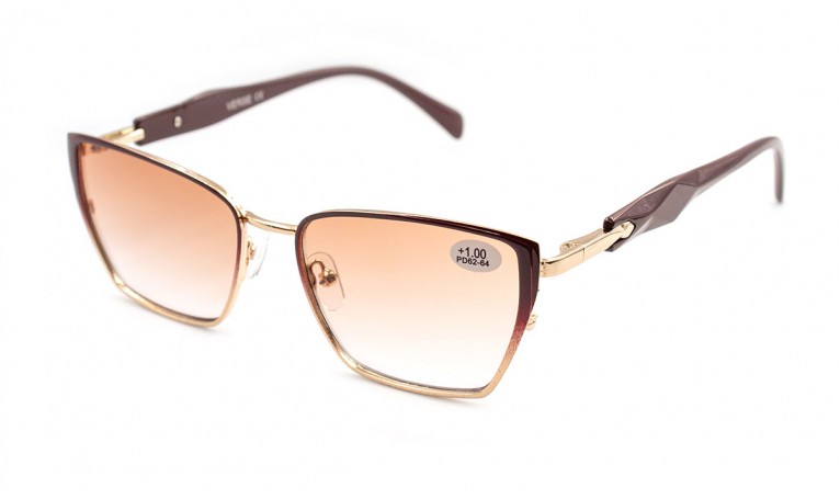 Очки Verse 25013-C3 тонированные в металлической оправе